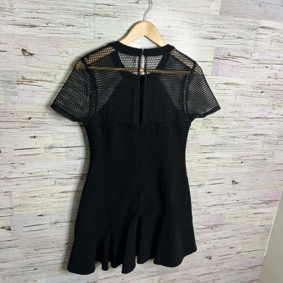 Adelyn Rae black mesh tee shirt a line dress size medium - Picture 8 of 11